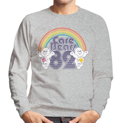 Care Bears 82 Rainbow Funshine Bear And Share Bear Men's Sweatshirt