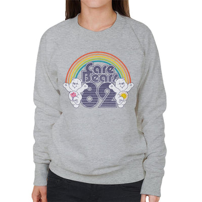 Care Bears 82 Rainbow Funshine Bear And Share Bear Women's Sweatshirt