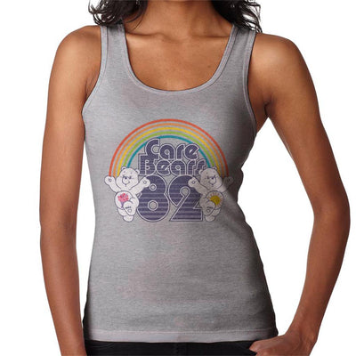 Care Bears 82 Rainbow Funshine Bear And Share Bear Women's Vest