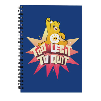 Care Bears Unlock The Magic Too Legit To Quit Spiral Notebook