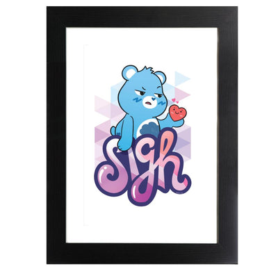 Care Bears Unlock The Magic Grumpy Bear Sigh Framed Print