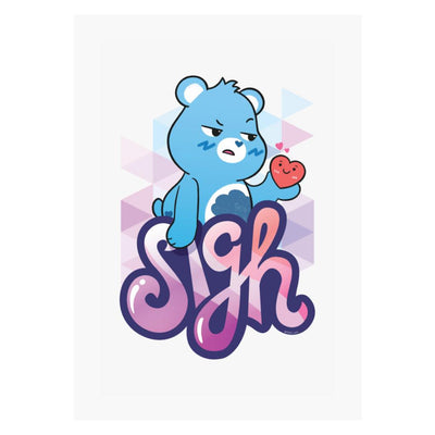 Care Bears Unlock The Magic Grumpy Bear Sigh A4 Print