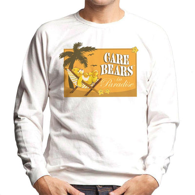 Care Bears Funshine Bear In Paradise Men's Sweatshirt