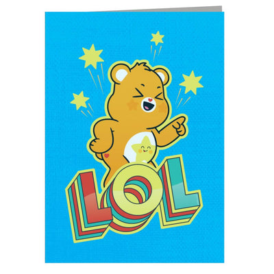 Care Bears Unlock The Magic Funshine Bear Lol Greeting Card