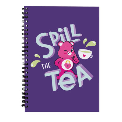 Care Bears Unlock The Magic Spill The Tea Spiral Notebook