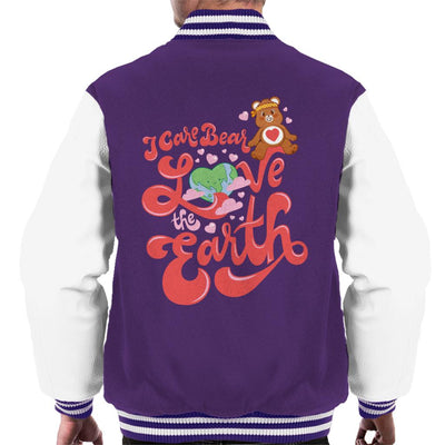 Care Bears Tenderheart Bear Love The Earth Men's Varsity Jacket