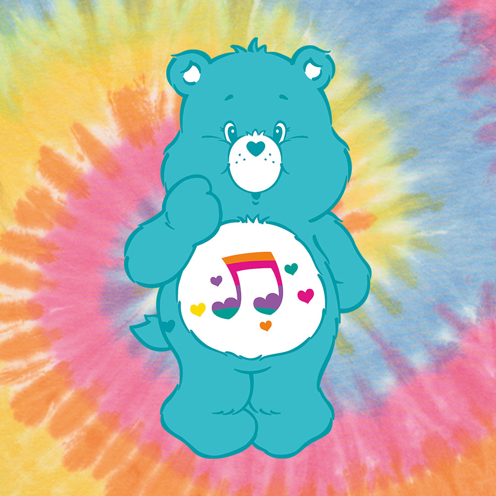 Heartsong Bear Tie Dye Men's T-Shirt-Care Bears Store