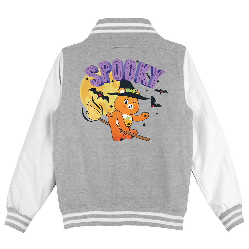 Halloween Spooky Kids Varsity Jacket-Care Bears Store
