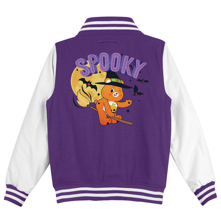 Halloween Spooky Kids Varsity Jacket-Care Bears Store