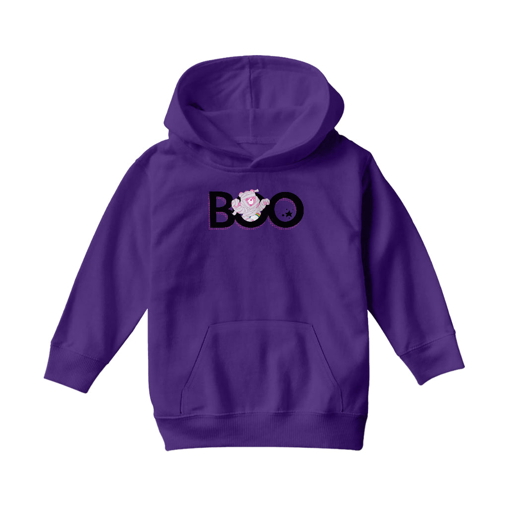 Halloween Boo Kids Hooded Sweatshirt-Care Bears Store