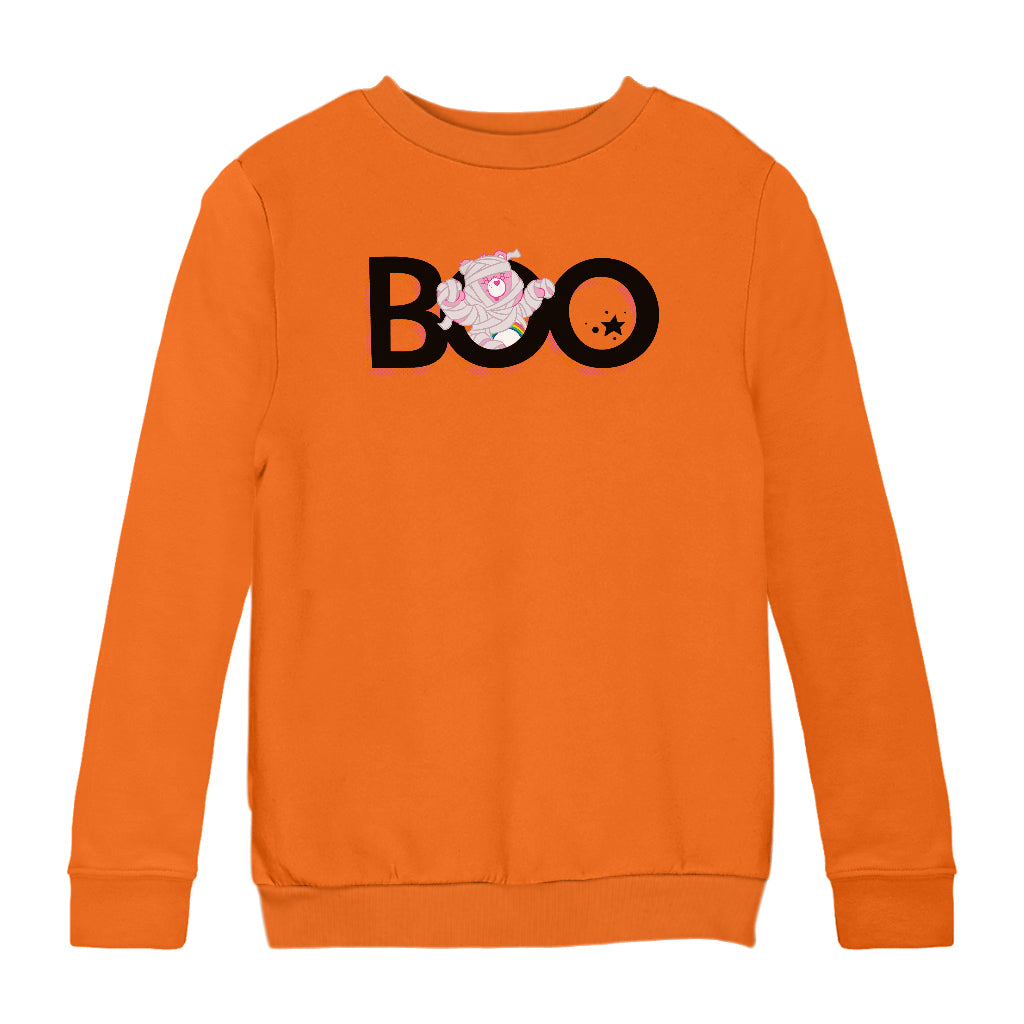 Halloween Boo Kids Sweatshirt-Care Bears Store