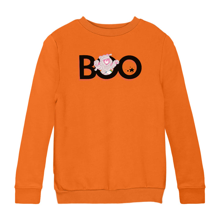 Halloween Boo Kids Sweatshirt-Care Bears Store