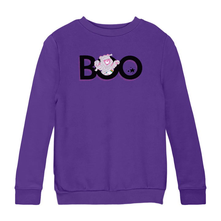 Halloween Boo Kids Sweatshirt-Care Bears Store