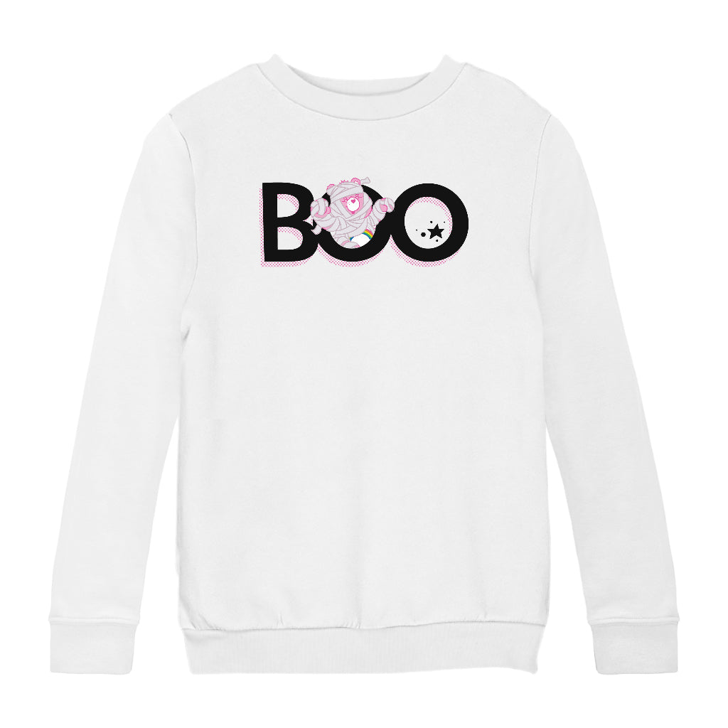 Halloween Boo Kids Sweatshirt-Care Bears Store