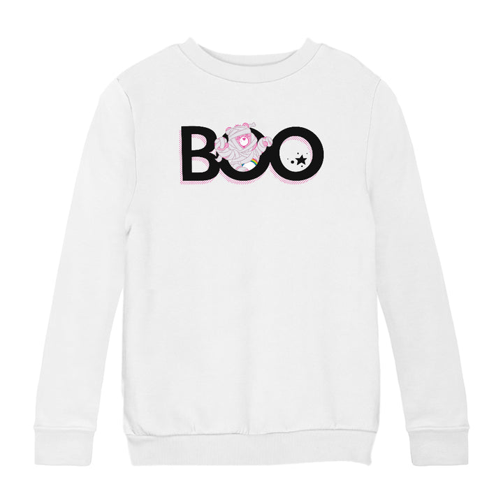Halloween Boo Kids Sweatshirt-Care Bears Store