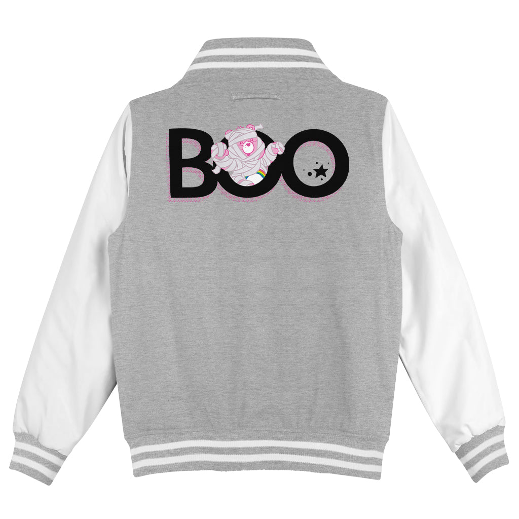 Halloween Boo Kids Varsity Jacket-Care Bears Store