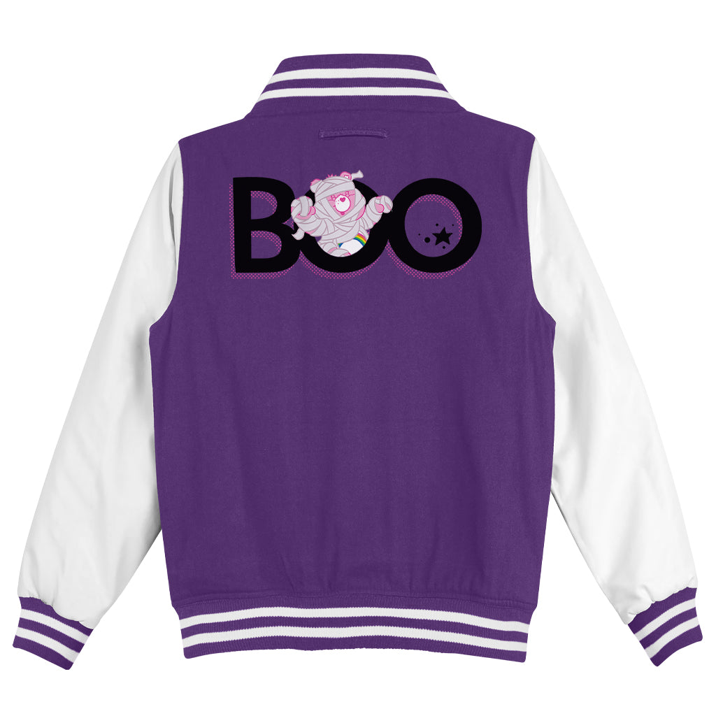 Halloween Boo Kids Varsity Jacket-Care Bears Store