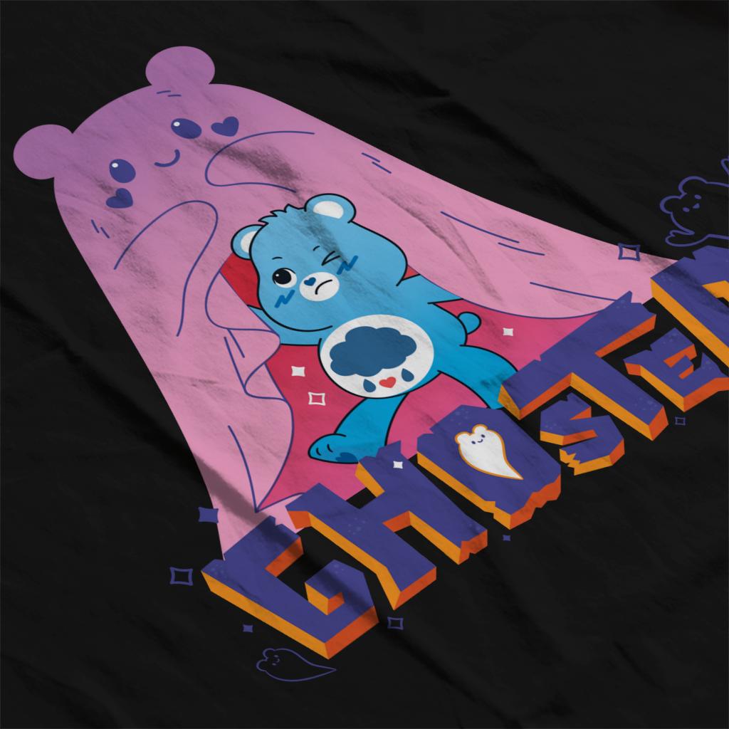 Halloween Grumpy Bear Ghosted Kids T-Shirt-Care Bears Store