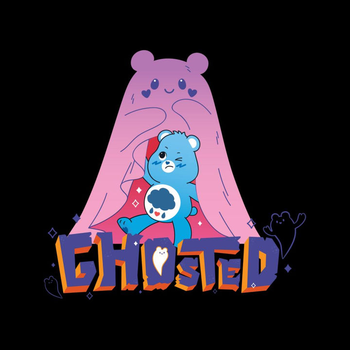 Halloween Grumpy Bear Ghosted Women's Sweatshirt-Care Bears Store