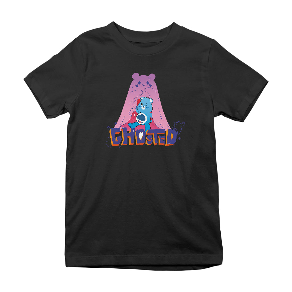 Halloween Grumpy Bear Ghosted Kids T-Shirt-Care Bears Store