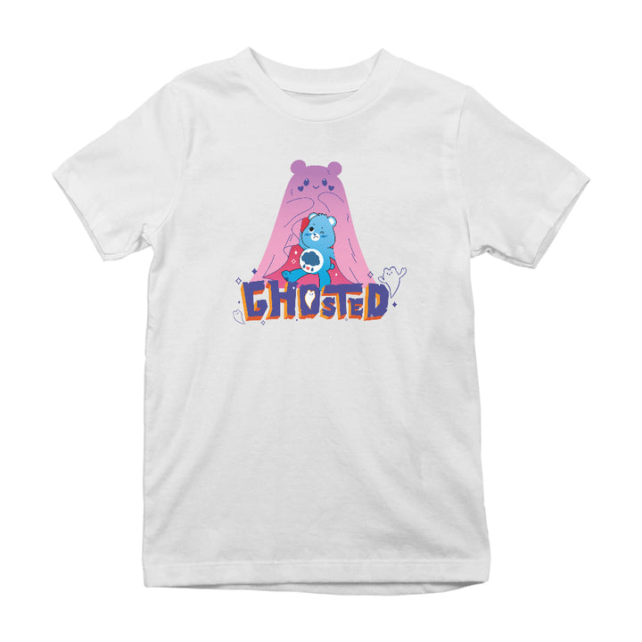 Halloween Grumpy Bear Ghosted Kids T-Shirt-Care Bears Store