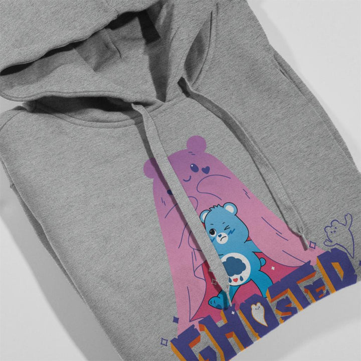 Halloween Grumpy Bear Ghosted Men's Hooded Sweatshirt-Care Bears Store