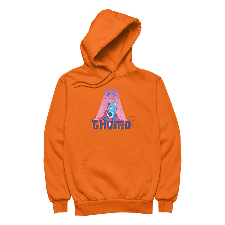 Halloween Grumpy Bear Ghosted Men's Hooded Sweatshirt-Care Bears Store