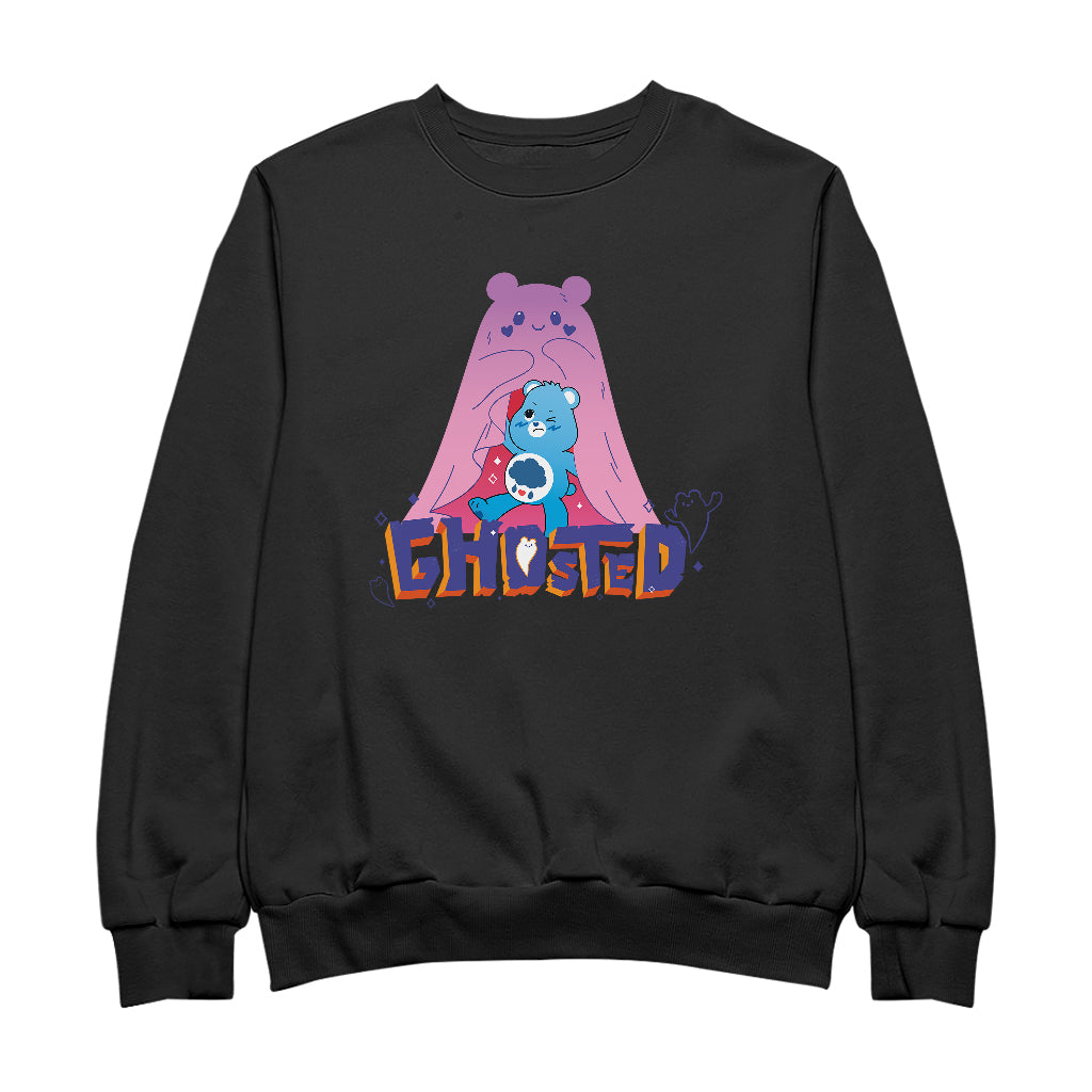 Halloween Grumpy Bear Ghosted Men's Sweatshirt-Care Bears Store