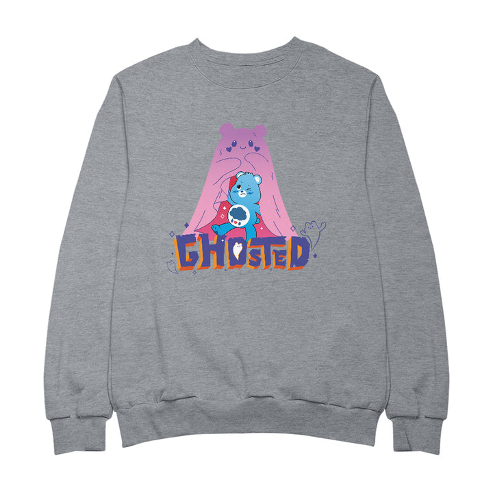 Halloween Grumpy Bear Ghosted Men's Sweatshirt-Care Bears Store