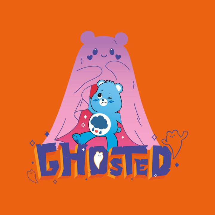 Halloween Grumpy Bear Ghosted Kids Sweatshirt-Care Bears Store