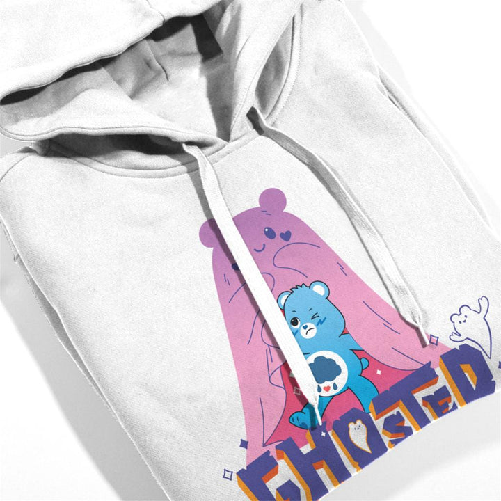 Halloween Grumpy Bear Ghosted Women's Hooded Sweatshirt-Care Bears Store