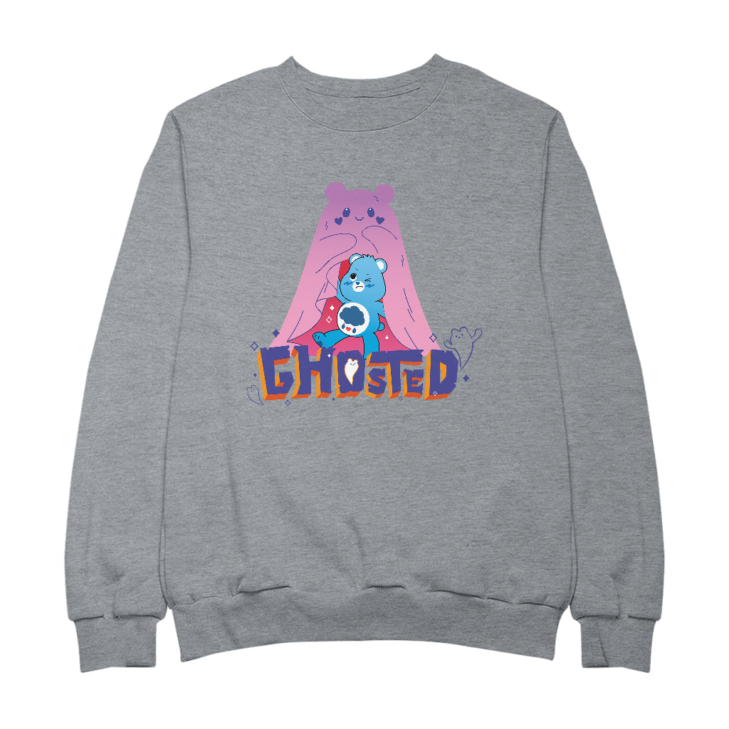 Halloween Grumpy Bear Ghosted Women's Sweatshirt-Care Bears Store