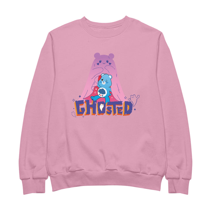 Halloween Grumpy Bear Ghosted Women's Sweatshirt-Care Bears Store