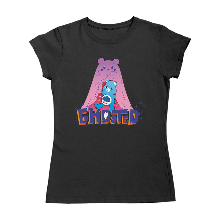 Halloween Grumpy Bear Ghosted Women's T-Shirt-Care Bears Store