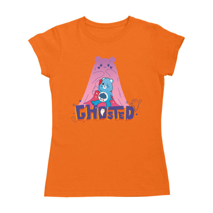 Halloween Grumpy Bear Ghosted Women's T-Shirt-Care Bears Store