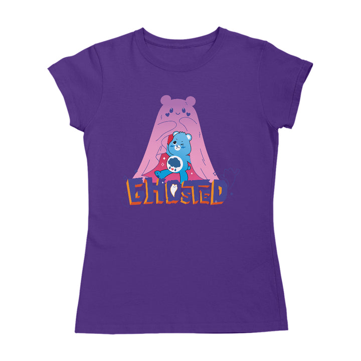 Halloween Grumpy Bear Ghosted Women's T-Shirt-Care Bears Store