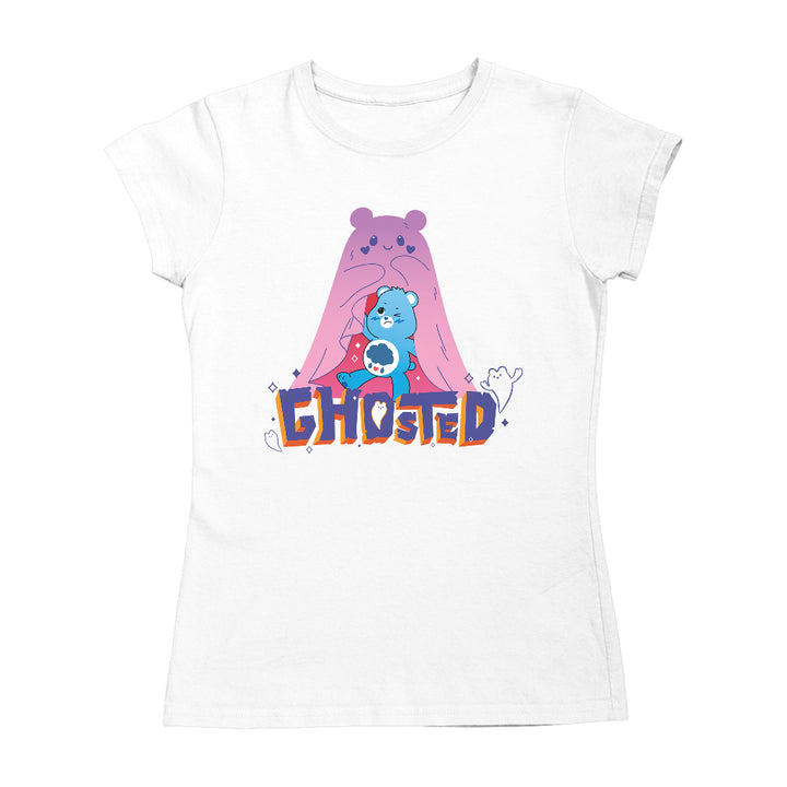 Halloween Grumpy Bear Ghosted Women's T-Shirt-Care Bears Store