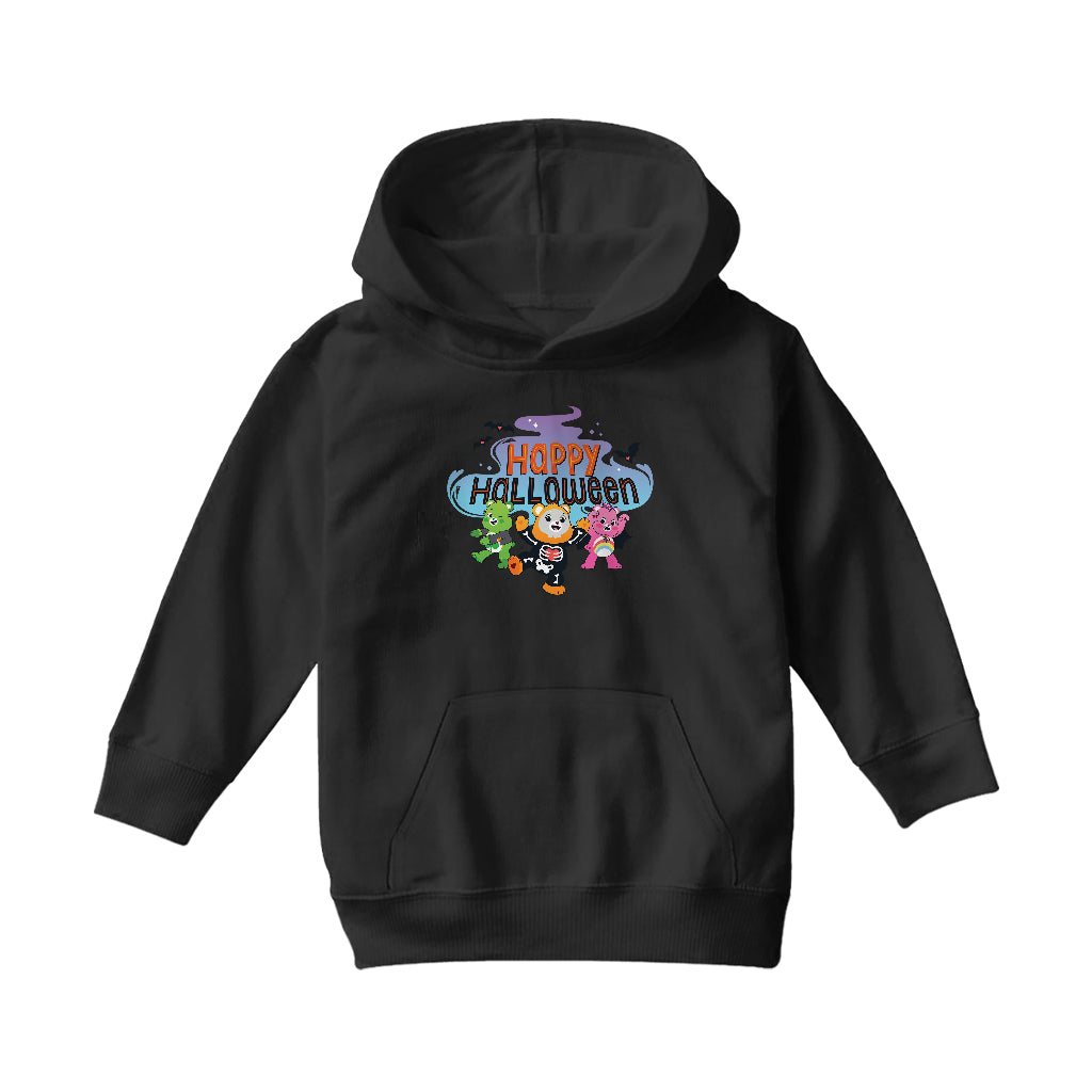 Happy Halloween Kids Hooded Sweatshirt-Care Bears Store