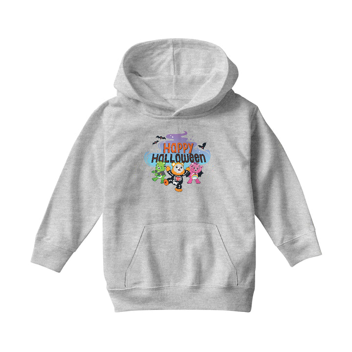 Happy Halloween Kids Hooded Sweatshirt-Care Bears Store