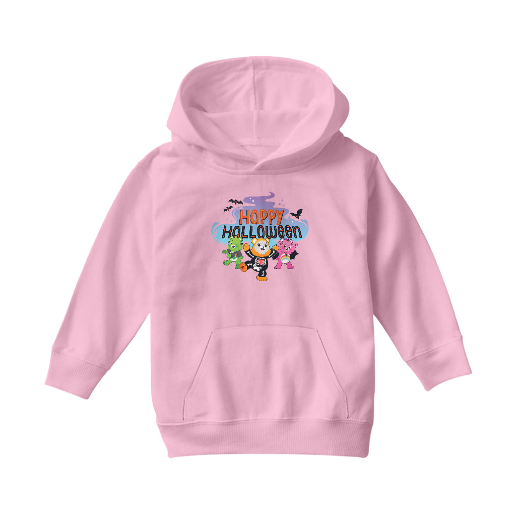 Happy Halloween Kids Hooded Sweatshirt-Care Bears Store
