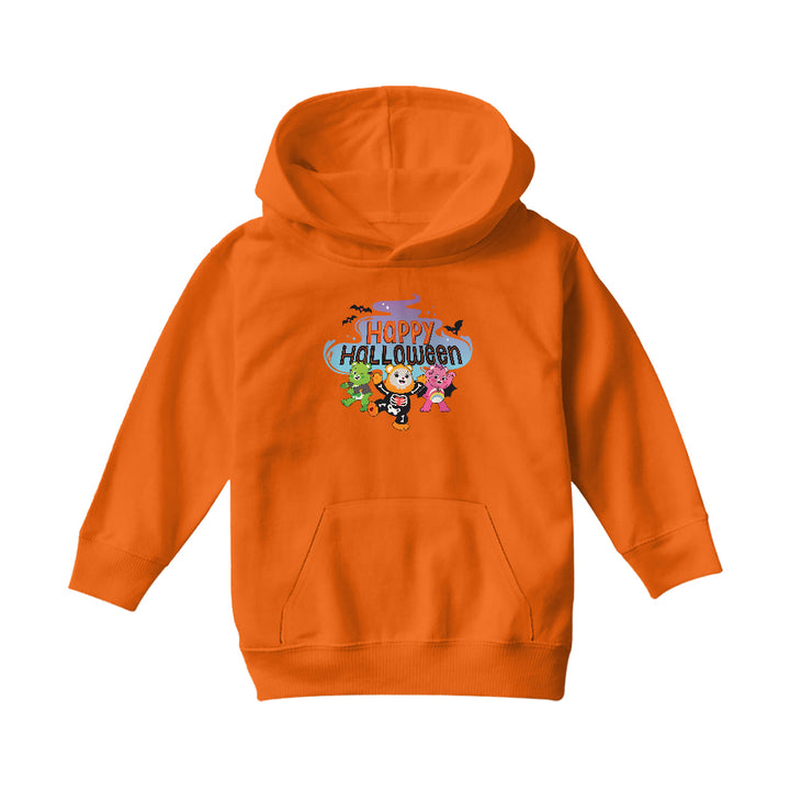 Happy Halloween Kids Hooded Sweatshirt-Care Bears Store