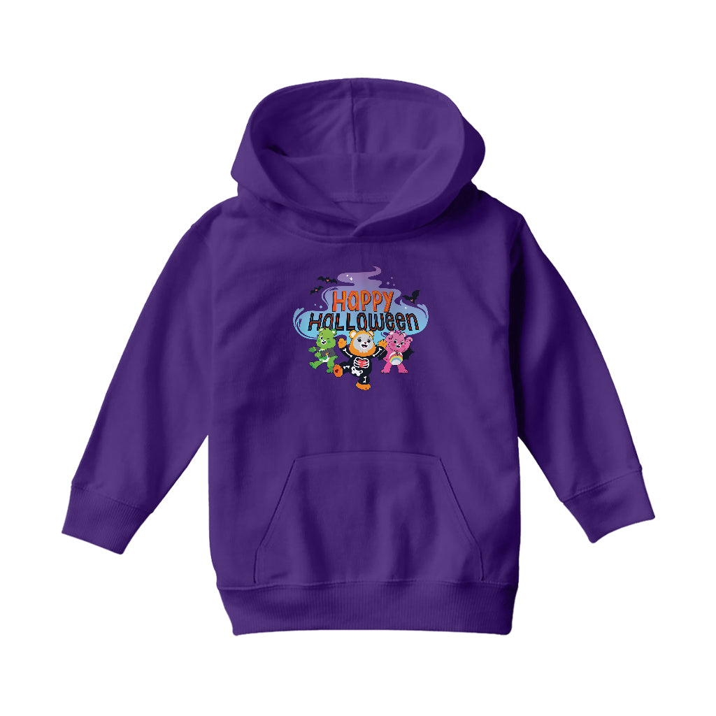 Happy Halloween Kids Hooded Sweatshirt-Care Bears Store