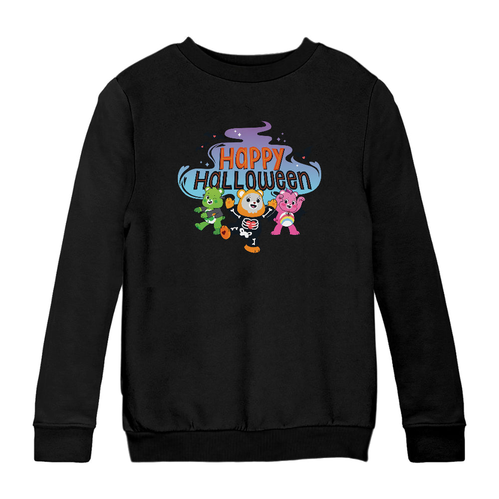 Happy Halloween Scare Bears Kids Sweatshirt-Care Bears Store
