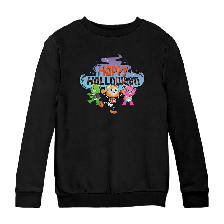 Happy Halloween Scare Bears Kids Sweatshirt-Care Bears Store