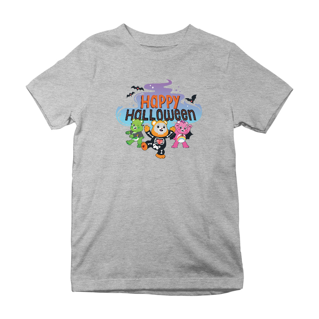 Happy Halloween Scare Bears Kids T-Shirt-Care Bears Store