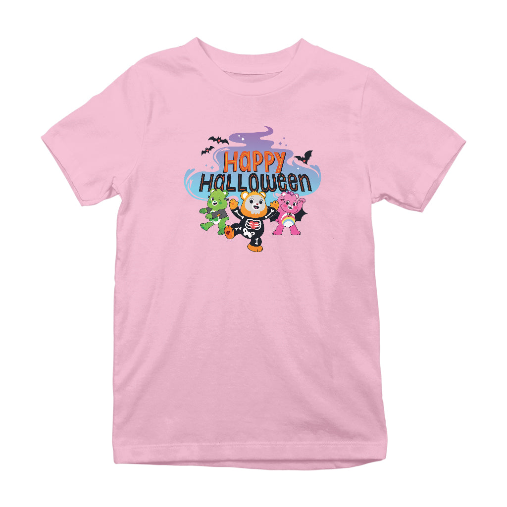 Happy Halloween Scare Bears Kids T-Shirt-Care Bears Store