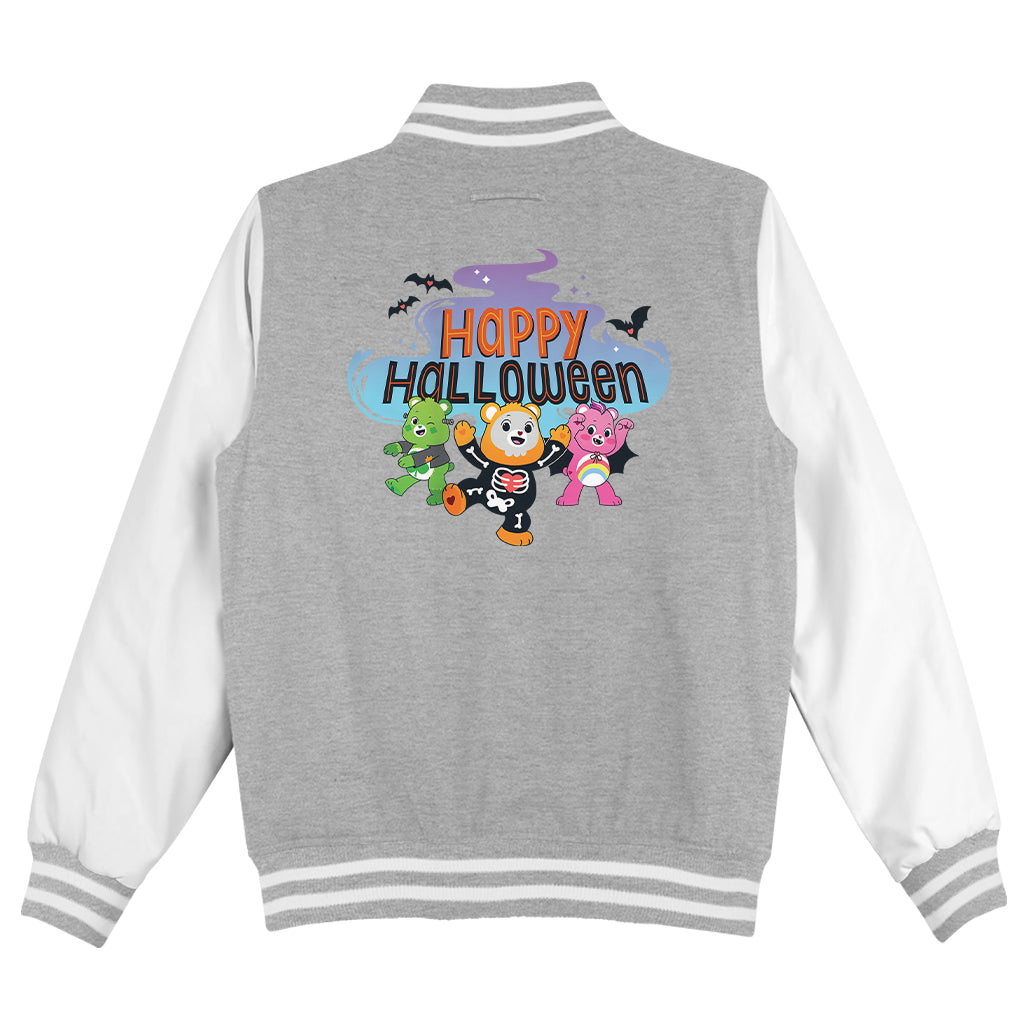 Care Bears Happy Halloween Men's Varsity Jacket-Care Bears Store