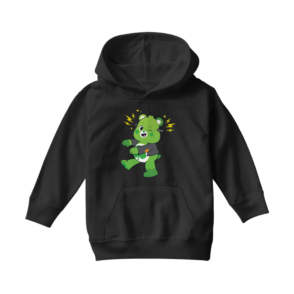Halloween Frankenstein Kids Hooded Sweatshirt-Care Bears Store