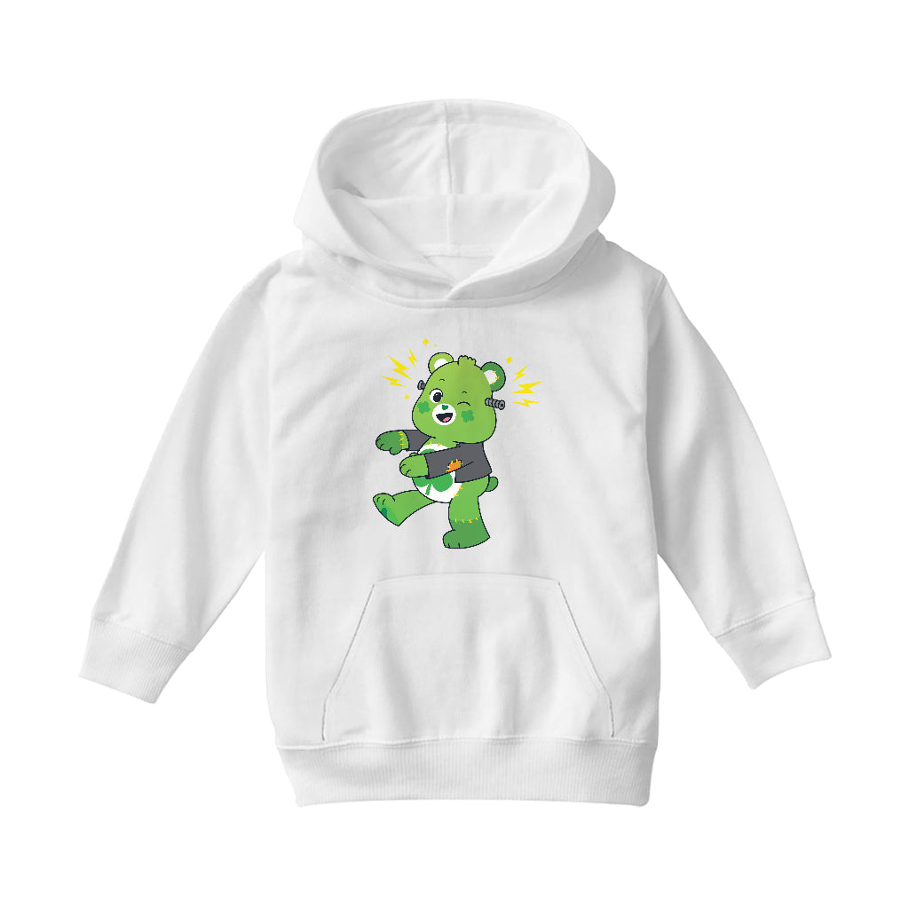 Halloween Frankenstein Kids Hooded Sweatshirt-Care Bears Store