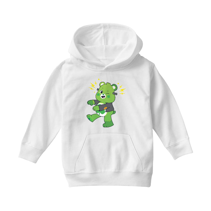 Halloween Frankenstein Kids Hooded Sweatshirt-Care Bears Store